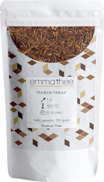Rooibos Thee 100 Gram - Losse Thee - Puur & Natuurlijk - Cafeïnevrij