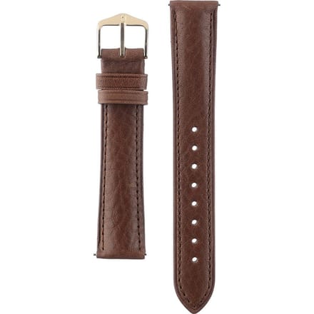 Hirsh Horlogeband Camelgrain Bruin - Leer - 18mm