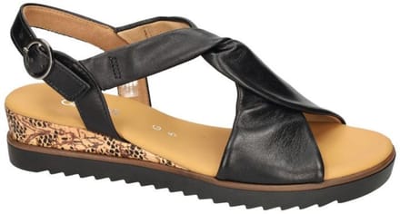 Gabor -Dames - zwart - sandalen - maat 38