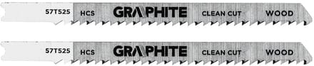 GRAPHITE 57T525 - Decoupeerzaagblad - 10 TPI - HCS - U-grip