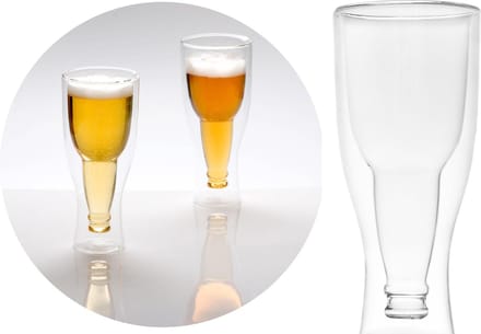 Balvi Gravity Bierglazen - Kristal - 250 ml