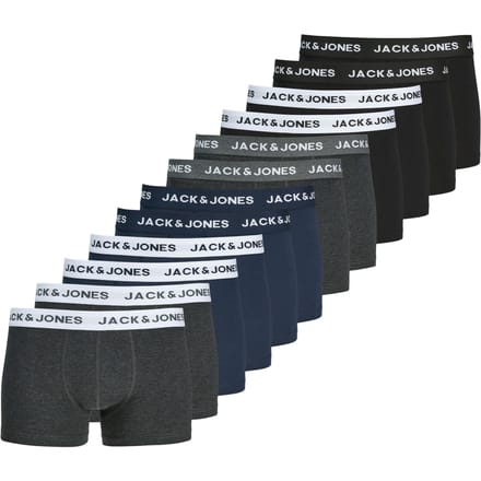 Jack & Jones - Heren Onderbroeken 12-Pack Boxers Mix - Multi - Maat M