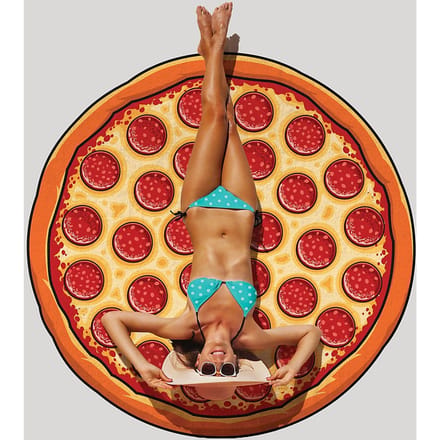 Big Mouth Toys Giant Pizza Beach Handdoek patroon