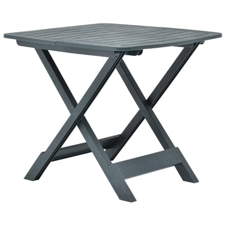 vidaXL - Tuintafel - inklapbaar - 79x72x70 - cm - kunststof - groen