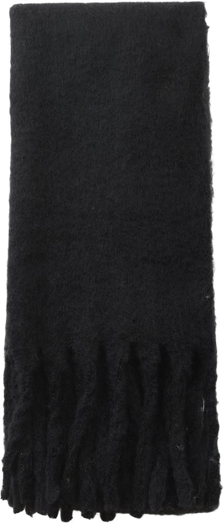 Emilie scarves - sjaal - wintersjaal - dames - zwart - basic - lang
