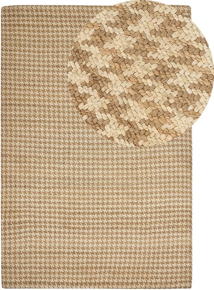 ARAPTEPE - Laagpolig vloerkleed - Beige - 200 x 300 cm - Jute