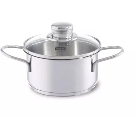Fissler Snacky Kookpan met Glasdeksel 14cm