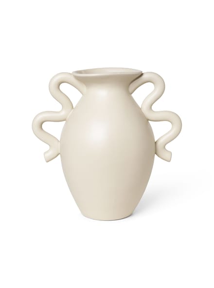 Ferm Living - Verso - Tafelvaas - Geglazuurd steengoed - Beige