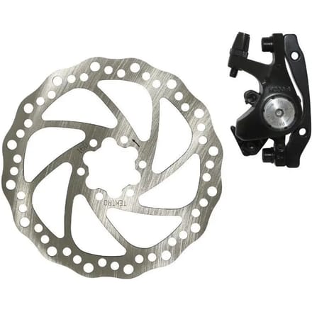 Mechanische schijfrem voorrem + schijf + adapter compatible voor en achter P2R Post Mount