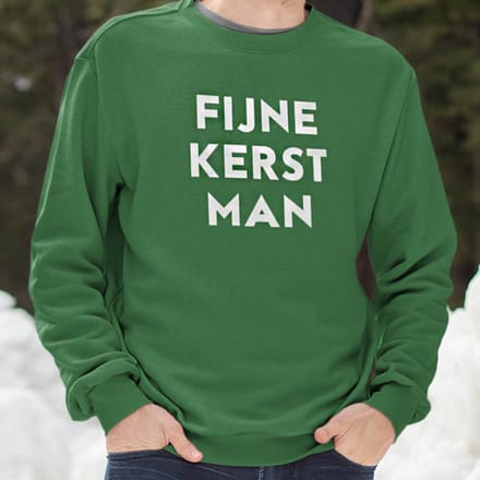 Foute Kerst Trui Groen Fijne Kerst Man S