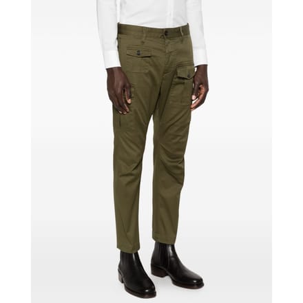 Dsquared2 Heren Green Cargo Pants