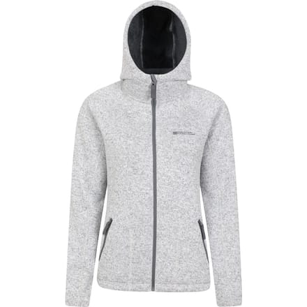Mountain Warehouse Dames/Dames Nevis Bontgevoerde Full Zip Hoodie (Grijs)