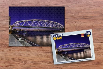 Puzzel Fiets - Water - Nijmegen - Legpuzzel - Puzzel 500 stukjes