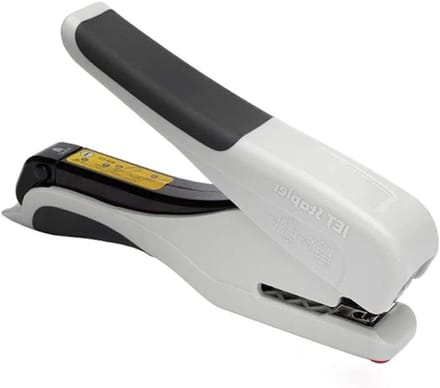 Bureaunietmachine - Handnietmachine Kantoor - Papier Verwerken - Metalen Constructie - 40 mm keeldiepte - Wit