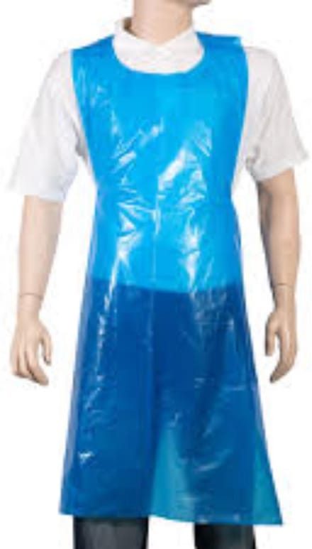 Schorten 80x125cm 20my blauw 100 stuks