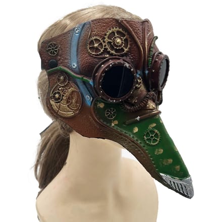 Masque de Docteur de la Peste d'Halloween One size marron