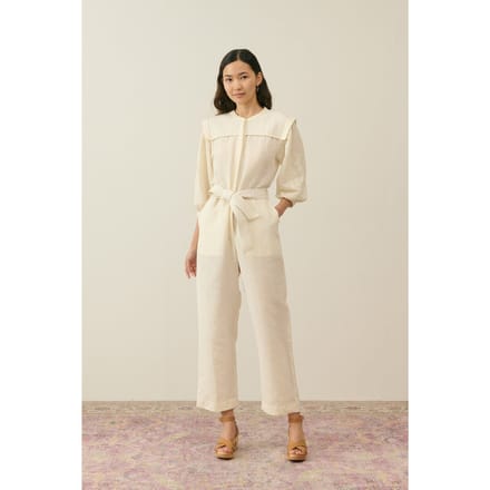 Louise Misha Overalls Sylvianna Cream Größe: 36 | Jumpsuits Outlet | Damen | Weiß