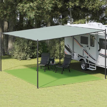 vidaXL - Tenttapijt - 400x500 - cm - HDPE - lichtgroen