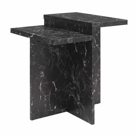 Brielle-Salontafel - Zwart Marmerlook
