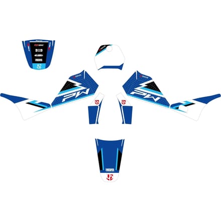 Motorfiets decoratie kit UP Design Round Yamaha PW 80 (1983-2012)