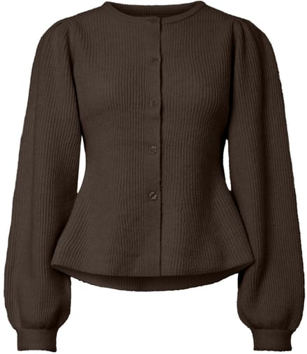 PIECES - PCSILLY SS PUFF KNIT CARDIGAN NOOS BC - Meisjes - Cardigans