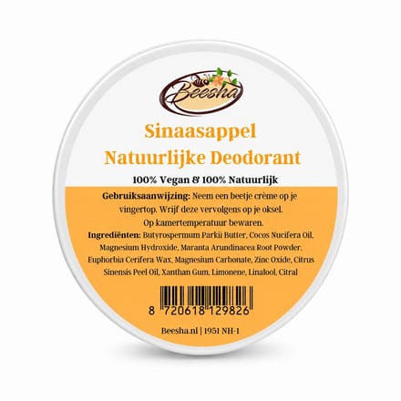 Beesha - Natuurlijke Deodorant Sinaasappel