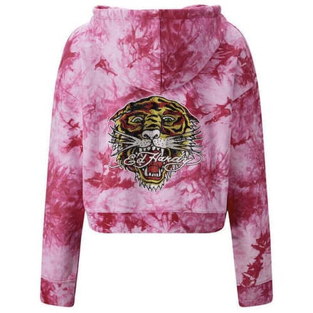 Capuchon sweaters Ed Hardy Los Tigre Grop Hoody Hot Pink