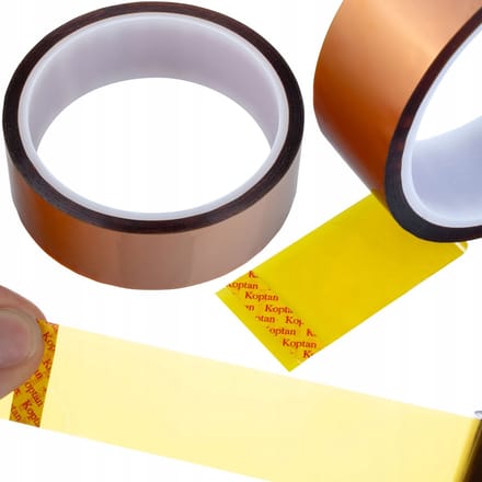 Rosfix Kapton Tape Isolatietape - Hittebestendig Siliconen Lijm - 40mm 0,05mm 33m, 240°C