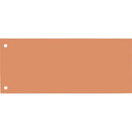 Scheidingsstrook Oxford smal 240x105mm 190gr oranje 100 stuks
