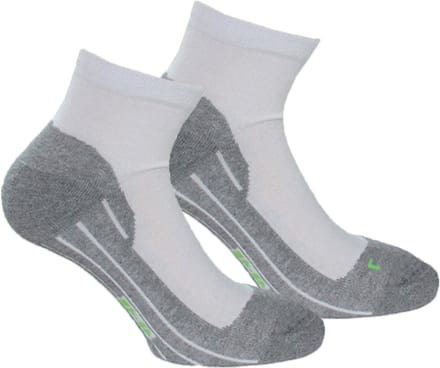 Halfhoge wandelsokken van bamboe – White – 43-45