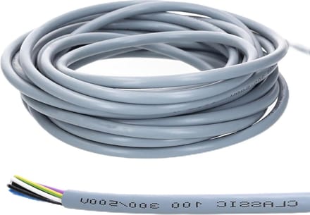 Ölflex Classic 100 control cable - 10 meter - 5x0.5 mm² - green-yellow protective conductor - PVC - 5-core stroomkabel 3 aderige