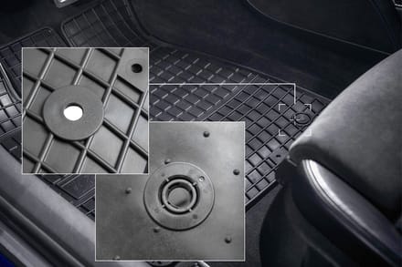 Wielganizator SolidPRO Serie - Rubberen Automatten - Jeep Avenger BEV (2023-) - Zwarte Pasvorm
