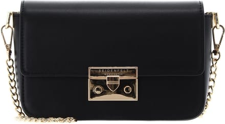 SEIDENFELT MANUFAKTUR Schoudertas Sandby Boxy Crossbag Black / Gold Zwart