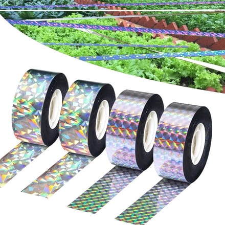 Reflecterende vogelafweerband voor effectieve vogelbescherming, ideaal voor tuin en erf