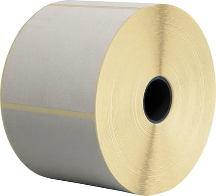 DULA Compatible Zebra Labels 76x76mm - 1000 etiketten per rol - kern 25mm - Wit - Permanent - 1 rol