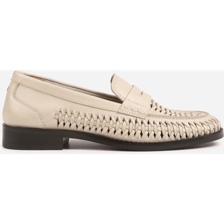 Bronx Zur-ii Low Shoe Off White/black Größe: 42 | Loafer Outlet | Damen | Weiß