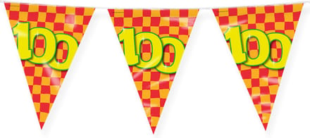 Paperdreams - Vlaggenlijn Happy Party 100 jaar (10 meter)