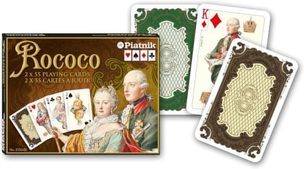 Luxe Speelkaarten Dubbeldek - Klassiek Rococo Ontwerp