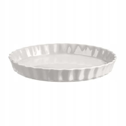 Emile Henry Keramische Taartvorm 28cm Wit - Hoge Kwaliteit