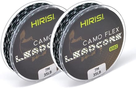 2x Gevlochten Leadcore Vislijn 7m - 16lb Karpvissen