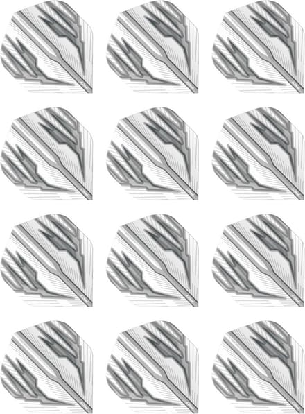 Set van 12 Extra Dikke Standaard Dartflights (4 Sets) - Duurzaam en Robuust