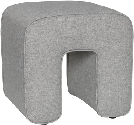 Hübsch poef Sculpture Grey