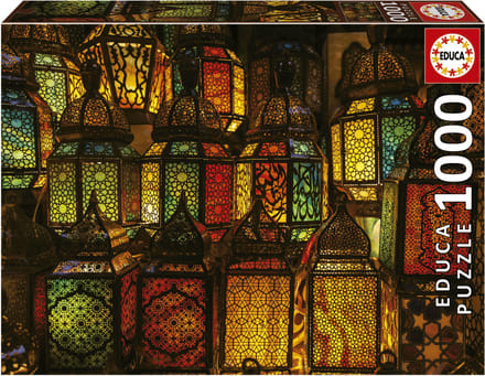 Legpuzzel - Puzzel Educa - Lantaarn Collage - 1000 stukjes