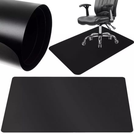 Vloerbeschermer - Bureaustoelmat PVC - Voor Harde Vloeren - 90x130cm - Transparant