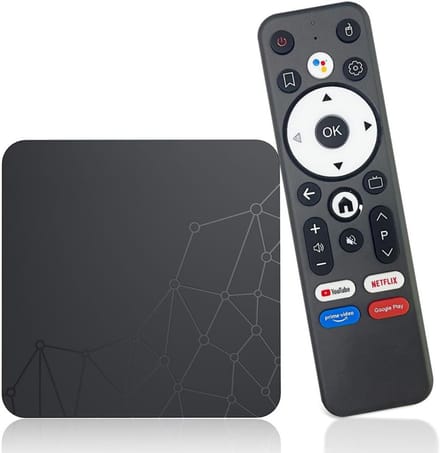 TopChoice® Android Tv Box - Chromecast Streamingbox - Mediabox - 1080P - Zwart
