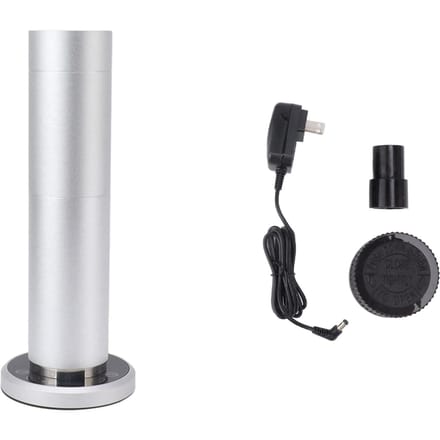 Diffuseurs d'Huiles Essentielles Cylindriques 120ml Diffuseur d'Huiles d'Aromathérapie avec Système de Diffusion par Nébulisation argenté