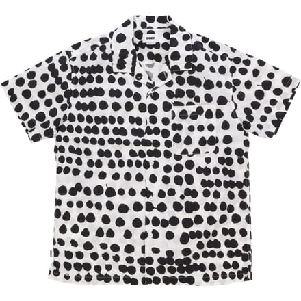 Connect Woven Heren overhemd met korte mouwen Wit Multi