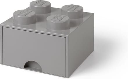 Lego Bureaulade Brick 4, Grijs - LEGO