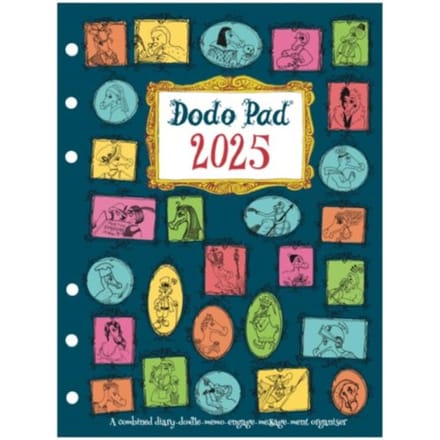 The Dodo Pad Filofax-Compatible 2025 A5 Refill Diary - Week To View Calendar Year - Lord Dodo