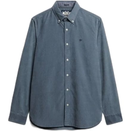 Superdry - Classic Needle Cord Overhemd - Heren - Lange mouwen shirts